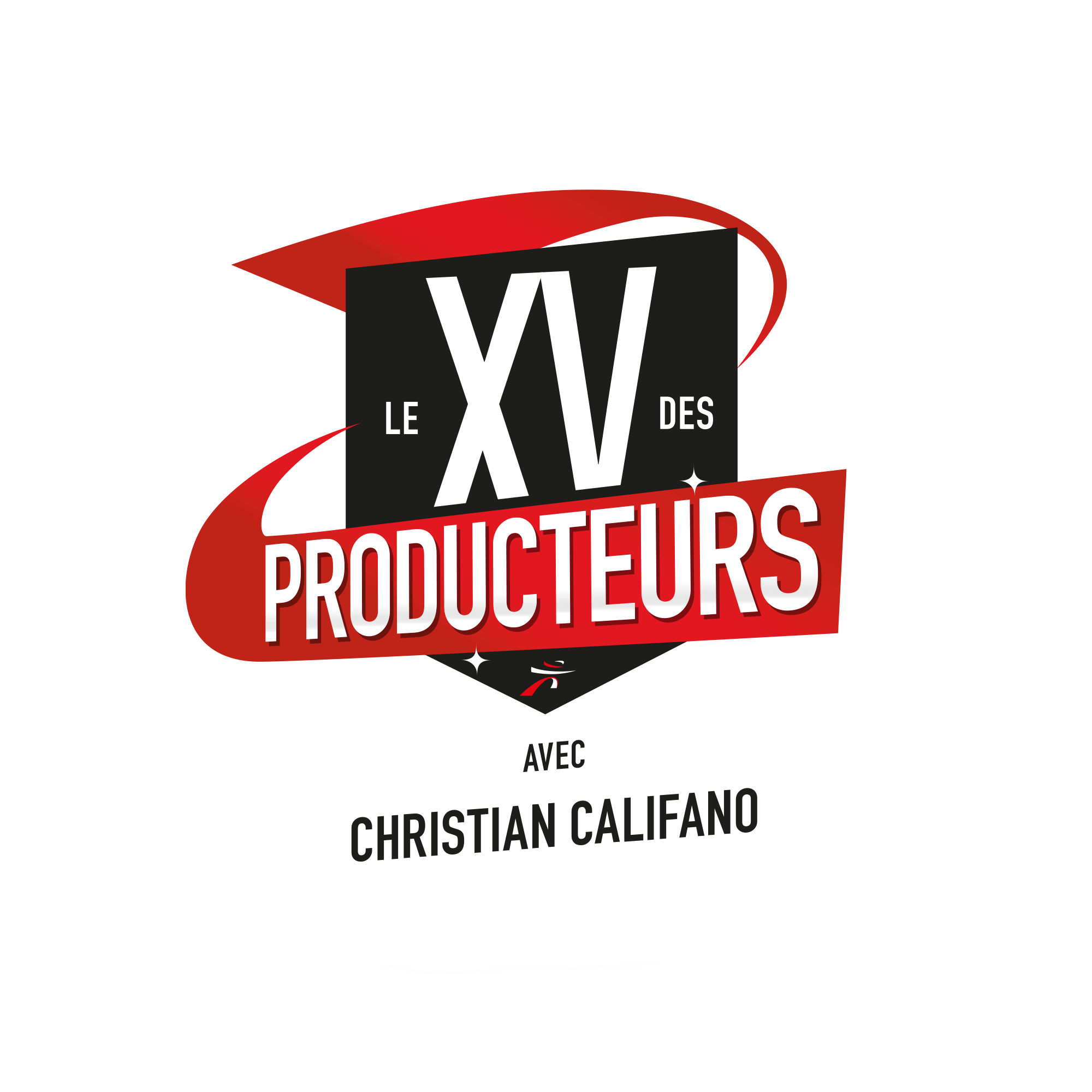 Logo XV Producteurs Intermarché avec Christian Califano